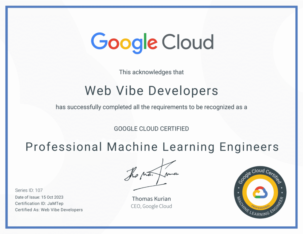 Google Cloud Certified